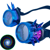 Galactic Steampunk Spiral Diffraction Goggles